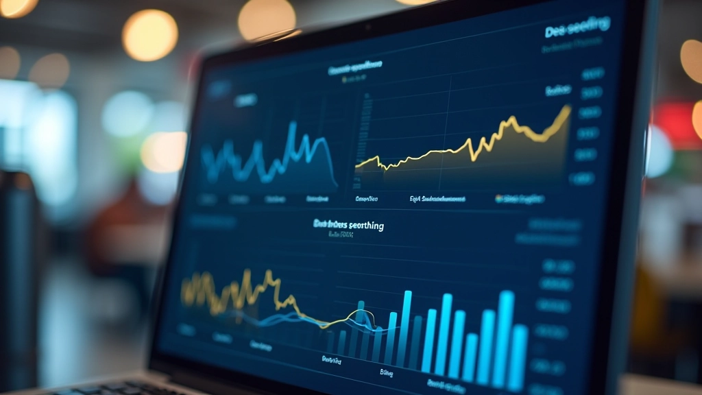 Statistisches Diagramm zeigt steigende und fallende Linien der Konsumklimaindizes über mehrere Monate